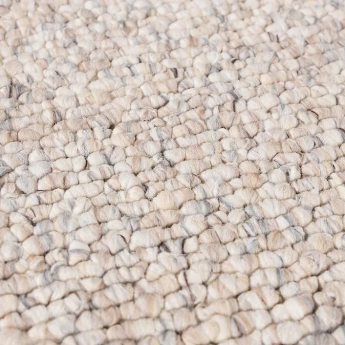 Waschbarer Wollteppich - Bruno Beige Creme