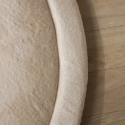 Waschbare Spielmatte Rund - Flo Beige