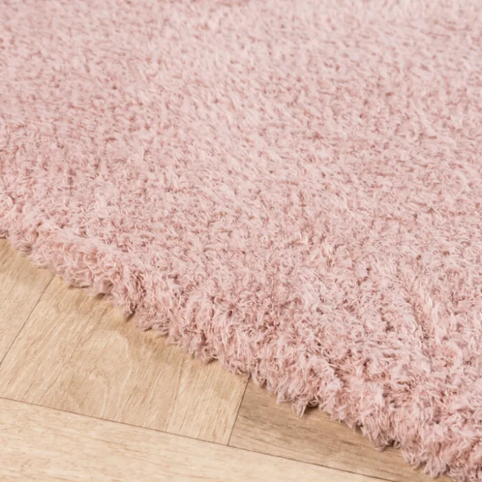 Weicher organischer Teppich – Teddy Rosa