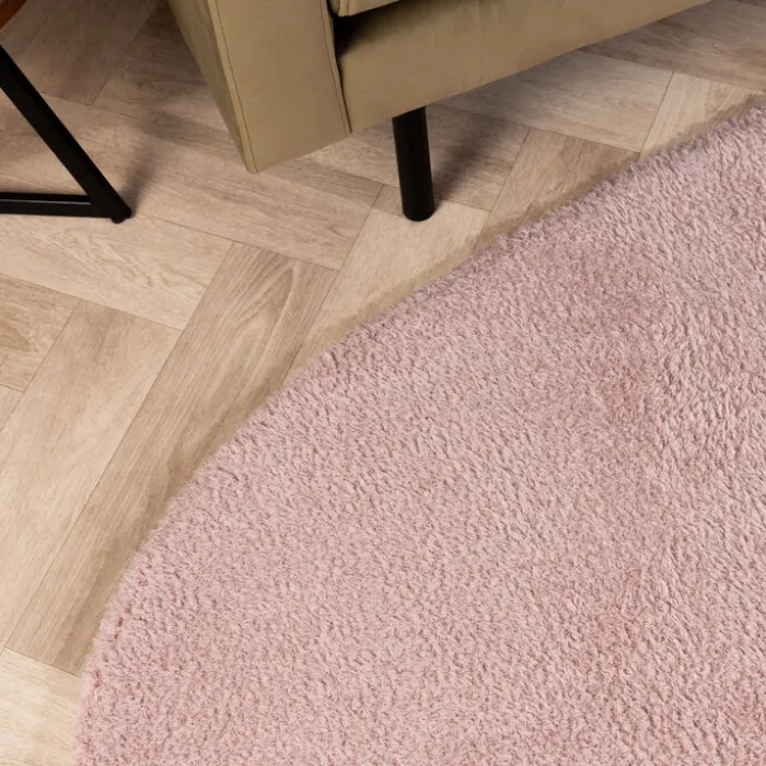 Weicher organischer Teppich – Teddy Rosa