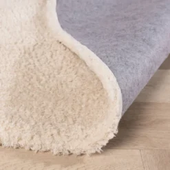 Weicher organischer Teppich – Teddy Creme