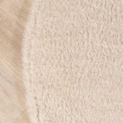 Weicher organischer Teppich – Teddy Creme
