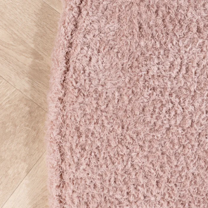 Weicher runder Teppich – Teddy Rosa