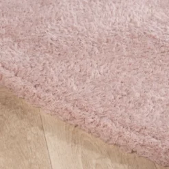 Weicher runder Teppich – Teddy Rosa