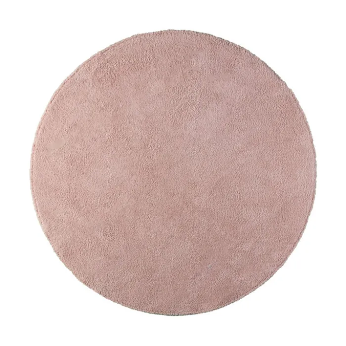 Weicher runder Teppich – Teddy Rosa