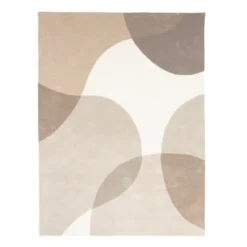 Wollteppich Abstrakt - Clarice Creme Beige