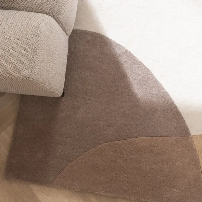 Wollteppich Abstrakt - Clarice Creme Beige