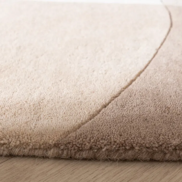 Wollteppich Abstrakt - Clarice Creme Beige