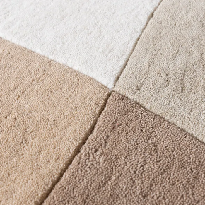 Wollteppich Abstrakt - Clarice Creme Beige