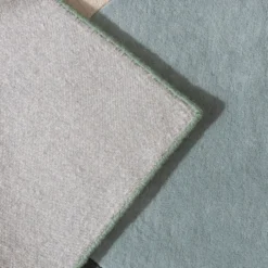 Wollteppich Abstrakt - Clarice Olivgrün Mint