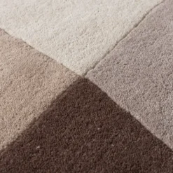 Wollteppich Abstrakt - Clarice Braun Beige