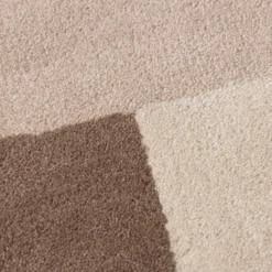 Wollteppich Abstrakt - Jules Creme Taupe
