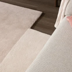 Wollteppich Abstrakt - Jules Creme Taupe