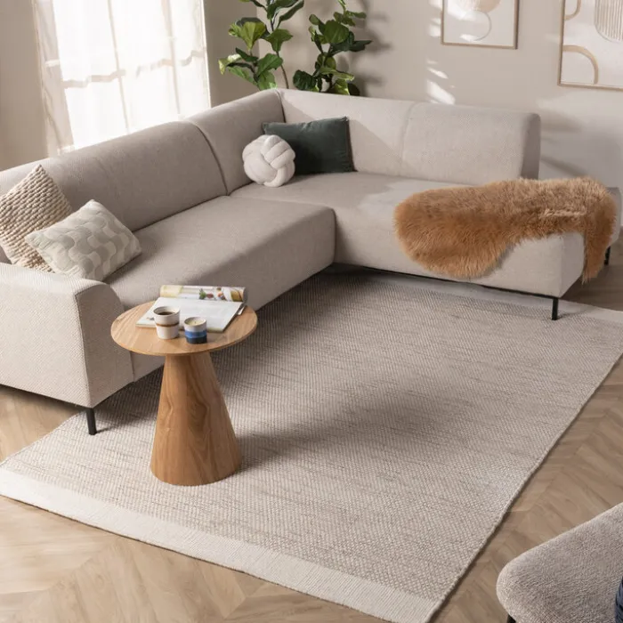 Wollteppich - Bliss Beige Meliert