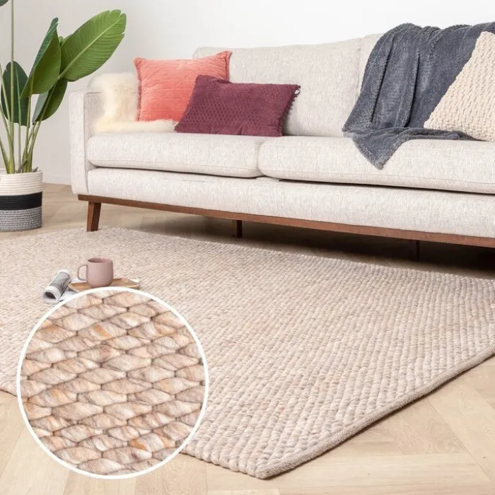 Wollteppich - Brilliant Beige Sand