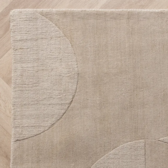 Wollteppich - Giselle Circles Creme