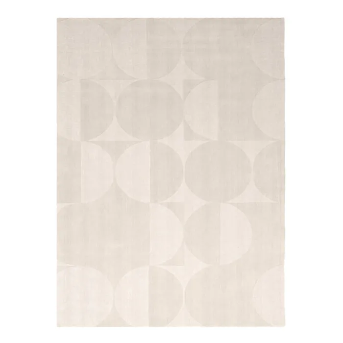 Wollteppich - Giselle Circles Creme