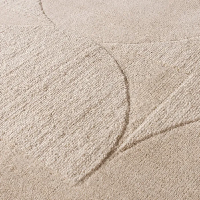Wollteppich - Giselle Circles Creme