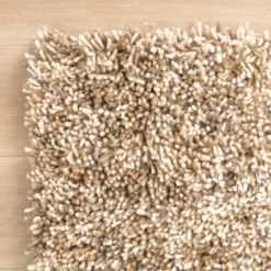 Wollteppich Hochflor - Elin Beige