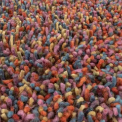 Wollteppich Hochflor - Elin Bunt