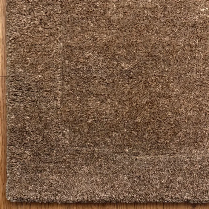 Wollteppich - Isara Border Braun