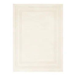 Wollteppich - Judith Border Creme
