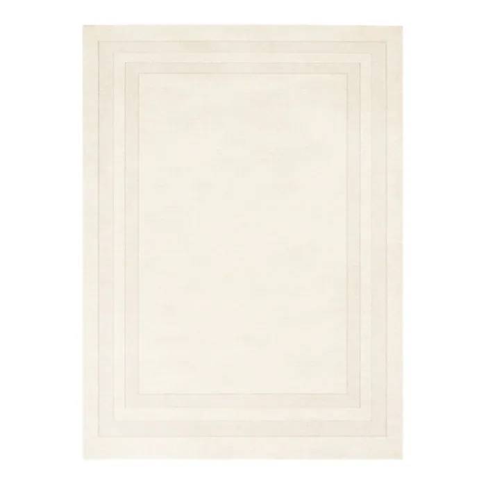 Wollteppich - Judith Border Creme