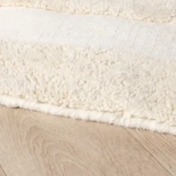Wollteppich - Judith Border Creme