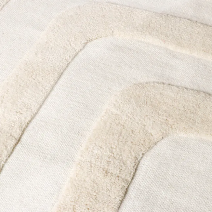 Wollteppich - Judith Lines Creme