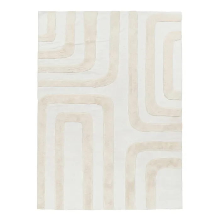 Wollteppich - Judith Lines Creme