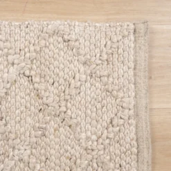 Wollteppich - Knit Beige