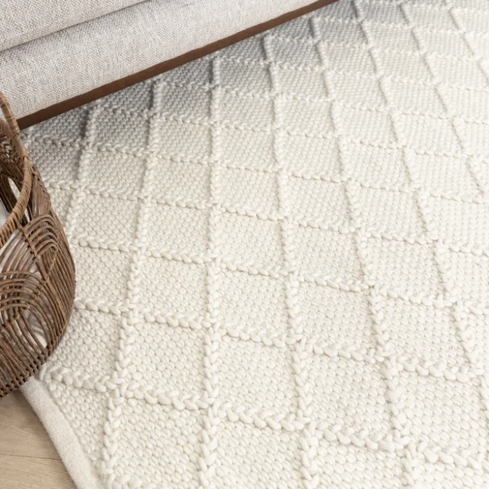 Wollteppich - Knit Creme