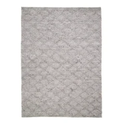 Wollteppich - Knit Grau
