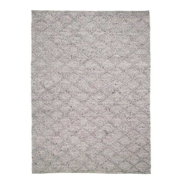 Wollteppich - Knit Grau