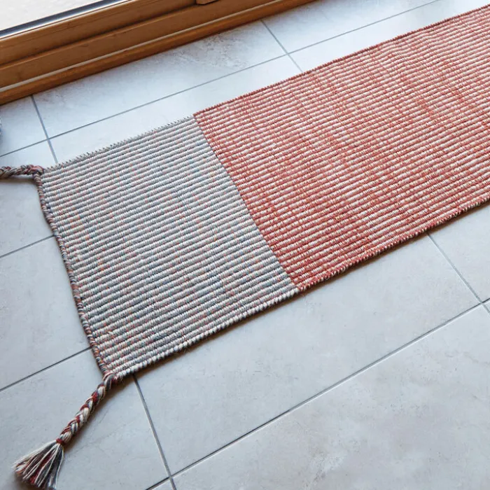 Wollteppich Läufer - Anselmo Rot - 60x200cm