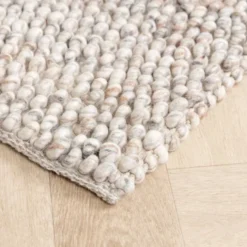 Wollteppich - Luminous Creme Meliert