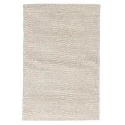 Wollteppich - Luminous Creme Weiß