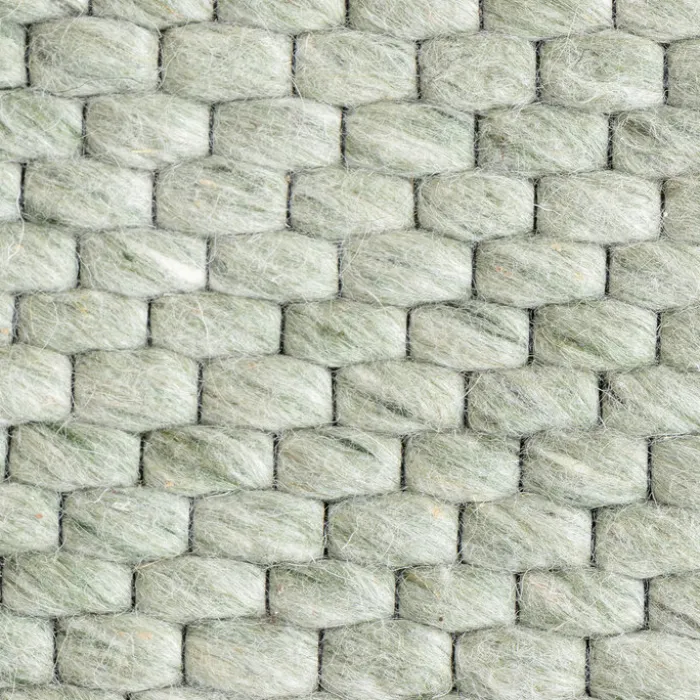 Wollteppich - Melange Mint