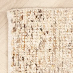 Wollteppich - Nero Beige Meliert