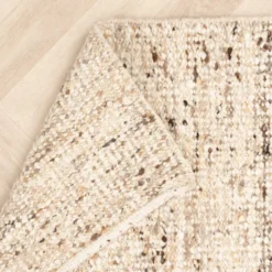 Wollteppich - Nero Beige Meliert