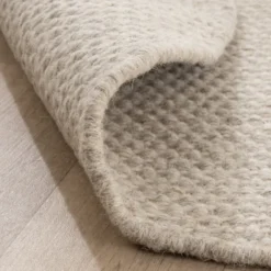 Wollteppich Organisch - Bliss Creme Weiß