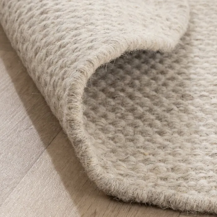 Wollteppich Organisch - Bliss Creme Weiß