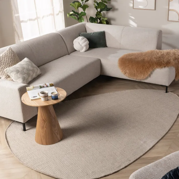 Wollteppich Organisch - Bliss Creme Weiß