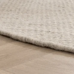 Wollteppich Organisch - Bliss Creme Weiß