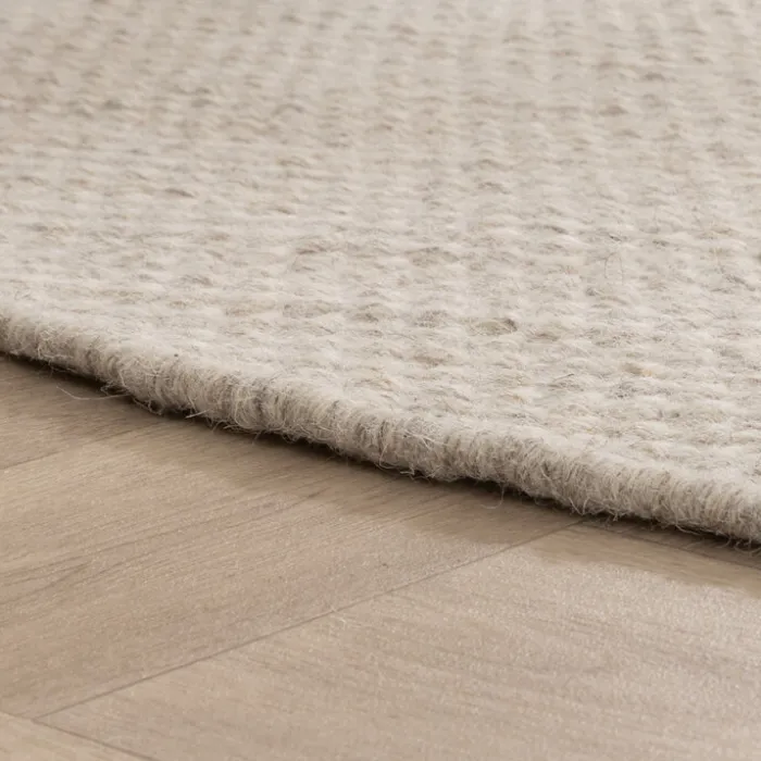 Wollteppich Organisch - Bliss Creme Weiß