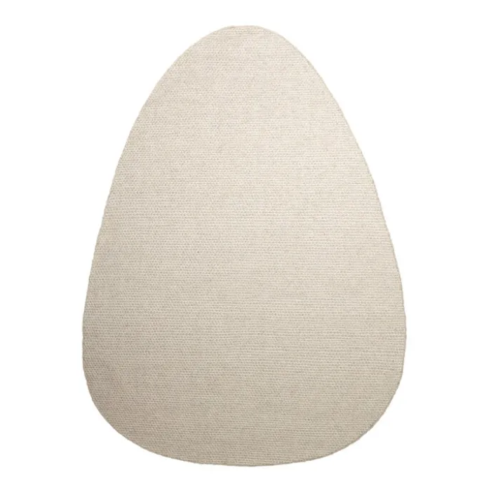 Wollteppich Organisch - Bliss Creme Weiß
