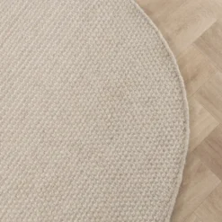 Wollteppich Organisch - Bliss Creme Weiß