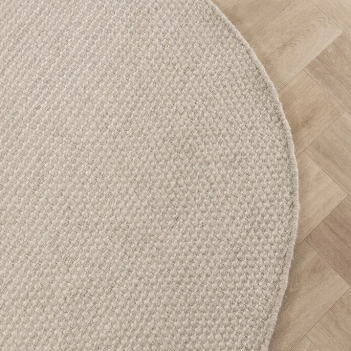 Wollteppich Organisch - Bliss Creme Weiß