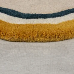 Wollteppich Organisch - Leo Beige Bunt