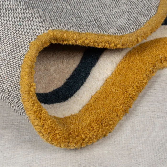 Wollteppich Organisch - Leo Beige Bunt